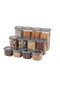 Hermia Set de 24 Cajas de Almacenaje Antracita